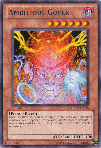 Ambitious Gofer [DREV-EN036] Rare Yu-Gi-Oh!