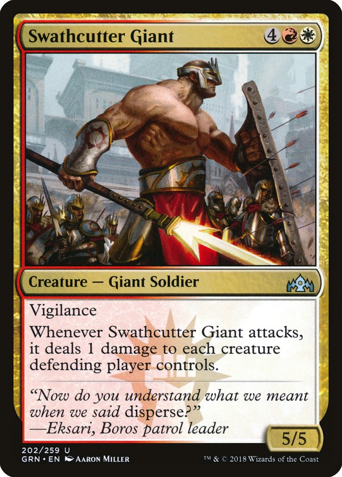 Swathcutter Giant [Guilds of Ravnica] Magic: The Gathering