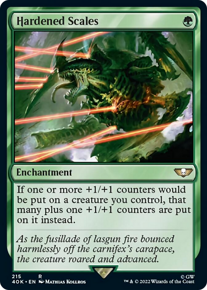 Hardened Scales [Warhammer 40,000] Magic: The Gathering