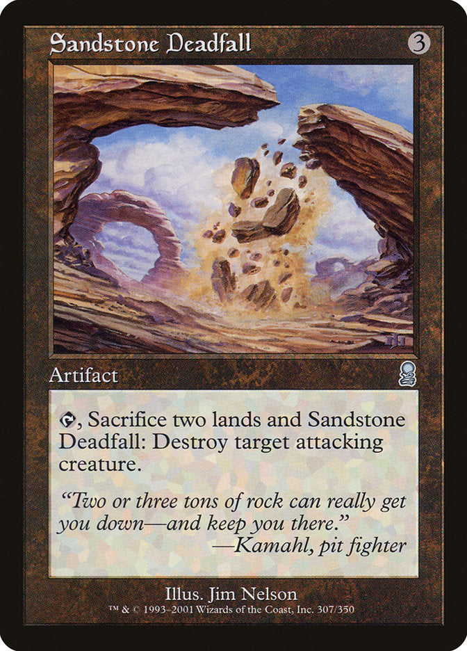 Sandstone Deadfall [Odyssey] Magic: The Gathering