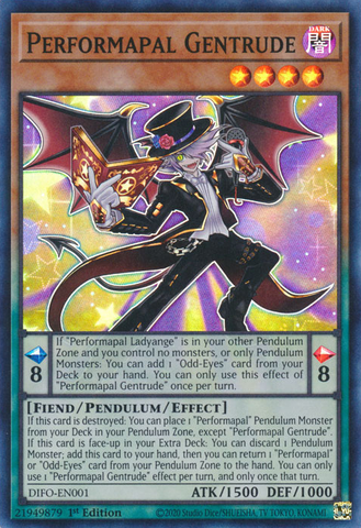 Performapal Gentrude [DIFO-EN001] Super Rare Yu-Gi-Oh!