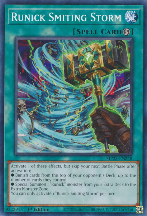 Runick Smiting Storm [MP23-EN248] Common Yu-Gi-Oh!