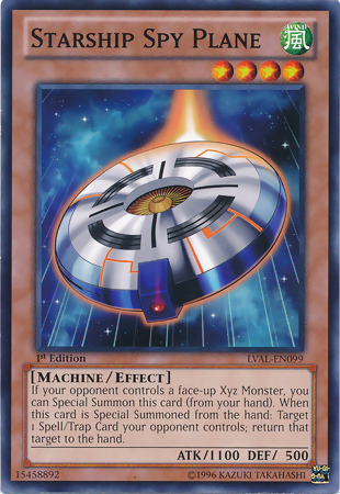 Starship Spy Plane [LVAL-EN099] Common Yu-Gi-Oh!