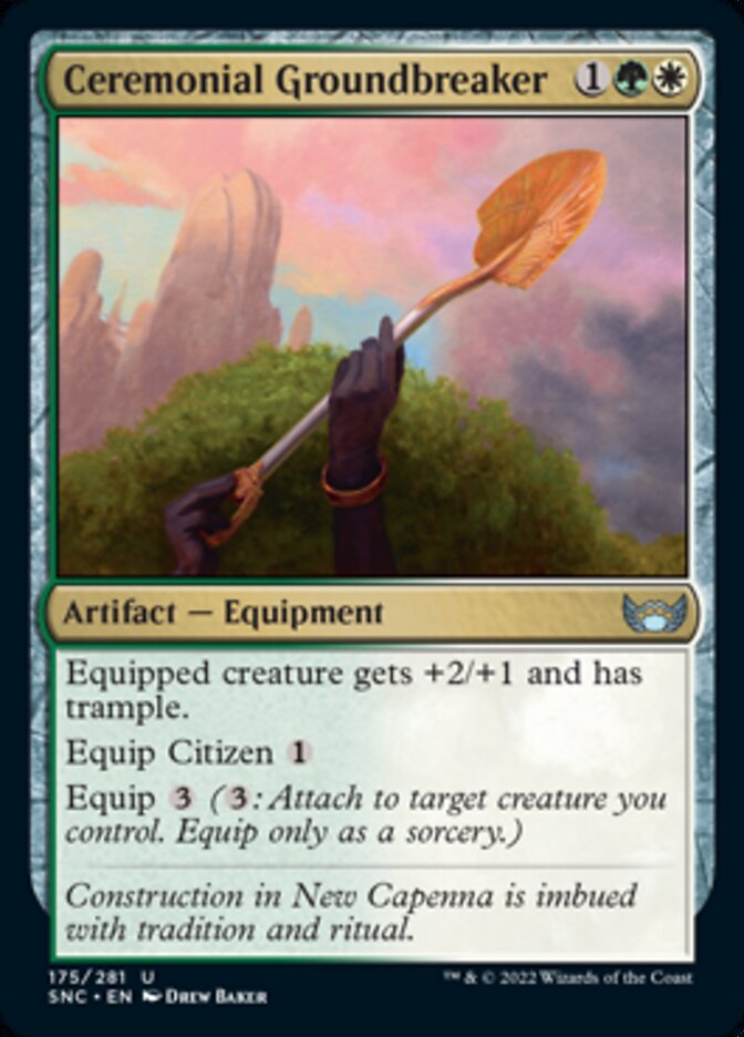 Ceremonial Groundbreaker [Streets of New Capenna] Magic: The Gathering