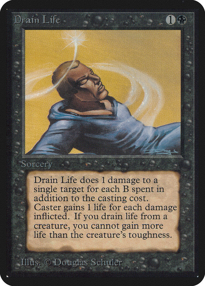 Drain Life [Alpha Edition] Magic: The Gathering