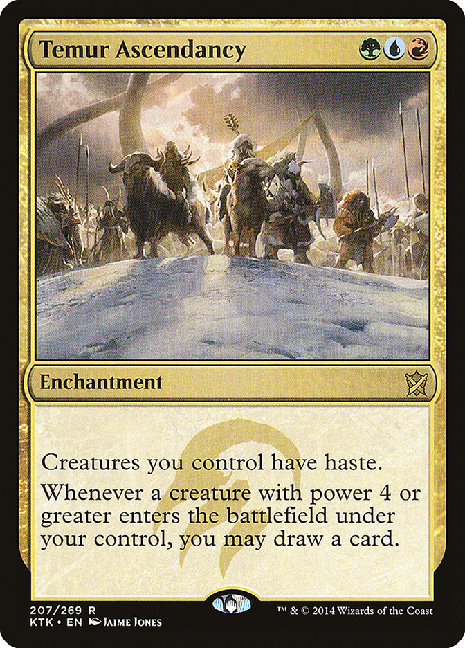 Temur Ascendancy [Khans of Tarkir] Magic: The Gathering