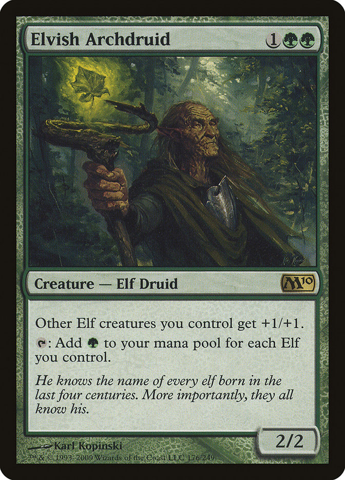 Elvish Archdruid [Magic 2010] Magic: The Gathering