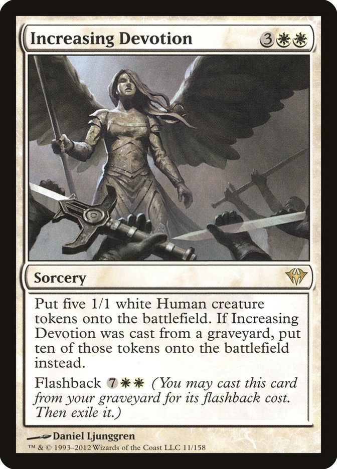 Increasing Devotion [Dark Ascension] Magic: The Gathering