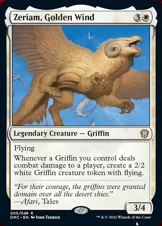 Zeriam, Golden Wind [Dominaria United Commander] Magic: The Gathering