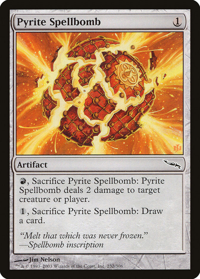 Pyrite Spellbomb [Mirrodin] Magic: The Gathering