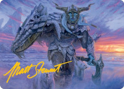 Frost Giant Art Card (Gold-Stamped Signature) [Dungeons & Dragons: Adventures in the Forgotten Realms Art Series] Magic: The Gathering
