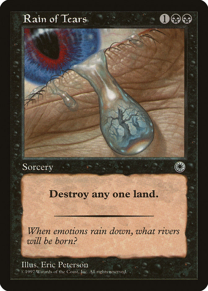 Rain of Tears [Portal] Magic: The Gathering
