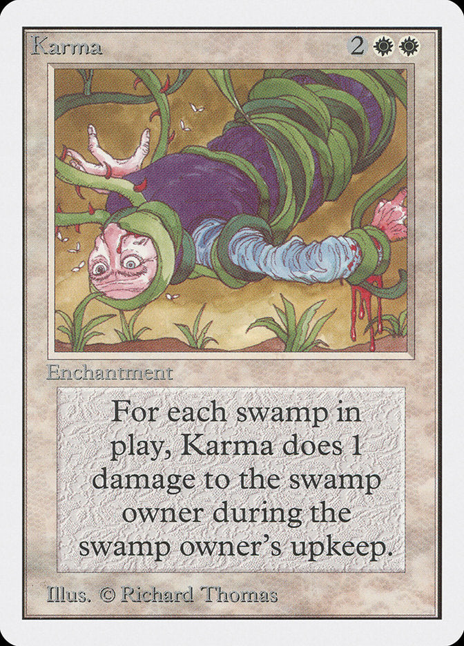 Karma [Unlimited Edition] Magic: The Gathering
