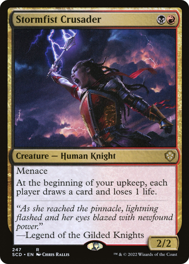 Stormfist Crusader [Starter Commander Decks] Magic: The Gathering