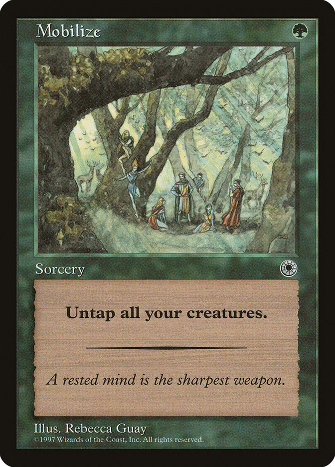 Mobilize [Portal] Magic: The Gathering