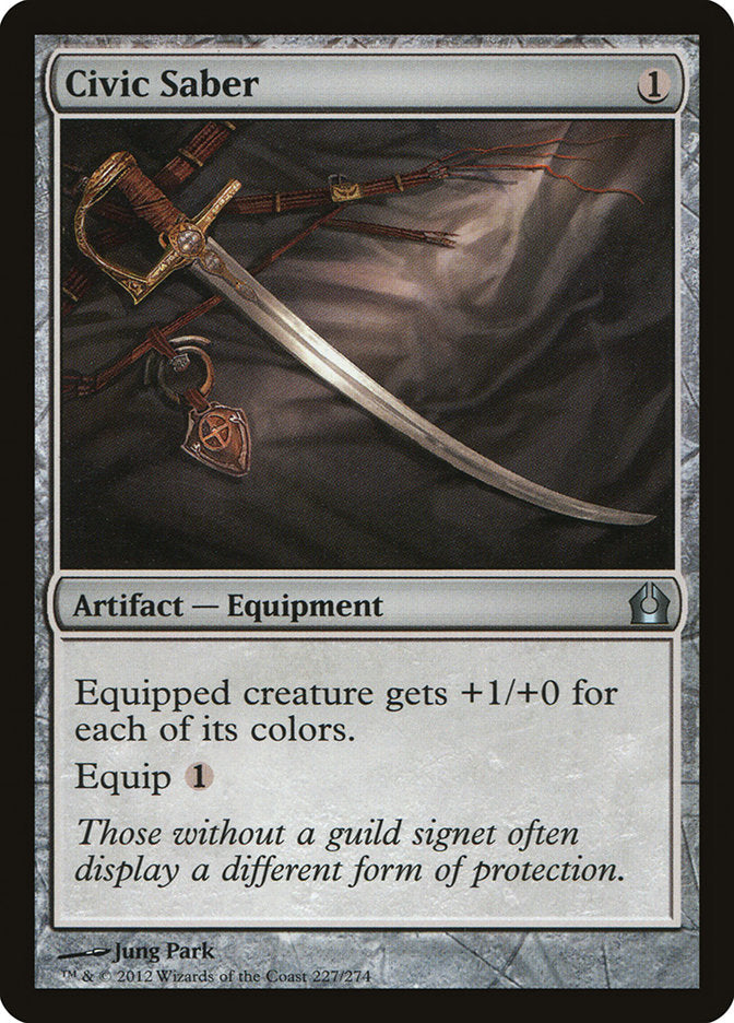 Civic Saber [Return to Ravnica] Magic: The Gathering