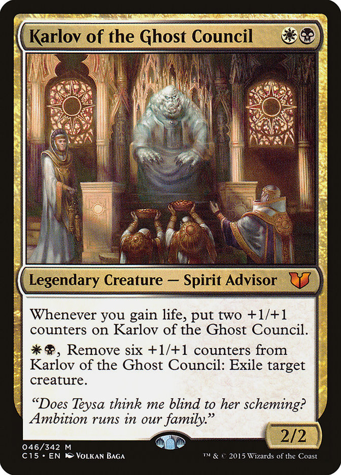 Karlov of the Ghost Council [Commander 2015] Magic: The Gathering