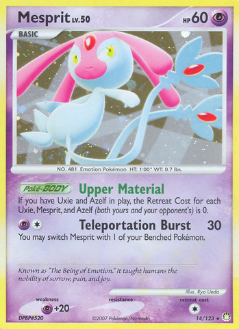 Mesprit (14/123) [Diamond & Pearl: Mysterious Treasures] Pokémon
