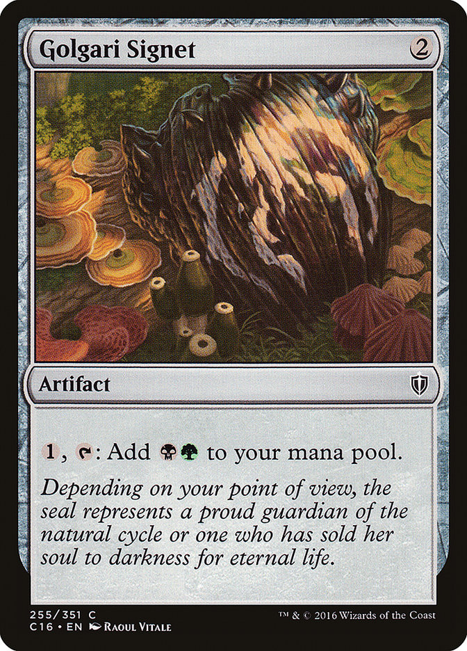 Golgari Signet [Commander 2016] Magic: The Gathering