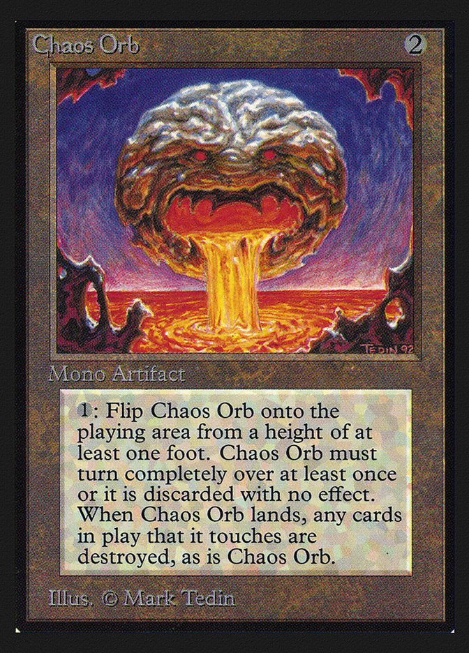 Chaos Orb [International Collectors' Edition] Magic: The Gathering