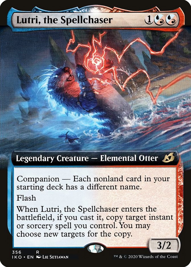 Lutri, the Spellchaser (Extended Art) [Ikoria: Lair of Behemoths] Magic: The Gathering