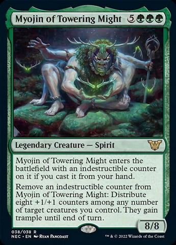 Myojin of Towering Might [Kamigawa: Neon Dynasty Commander] Magic: The Gathering