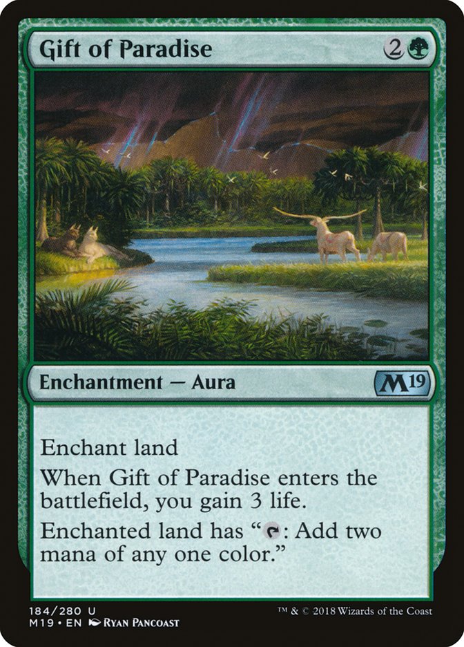 Gift of Paradise [Core Set 2019] Magic: The Gathering