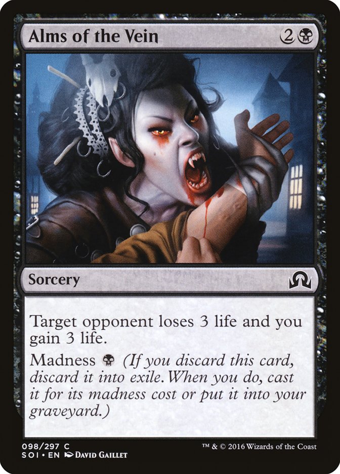 Alms of the Vein [Shadows over Innistrad] Magic: The Gathering
