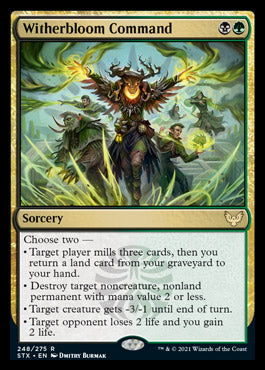 Witherbloom Command [Strixhaven: School of Mages] Magic: The Gathering