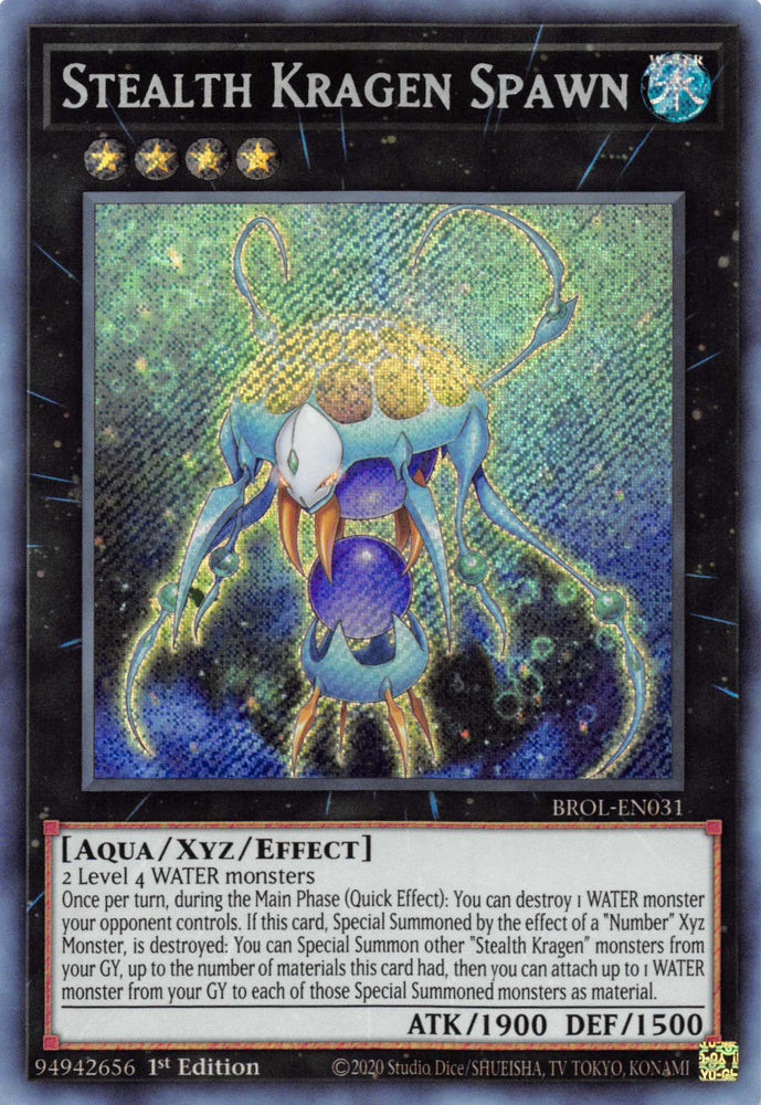Stealth Kragen Spawn [BROL-EN031] Secret Rare Yu-Gi-Oh!