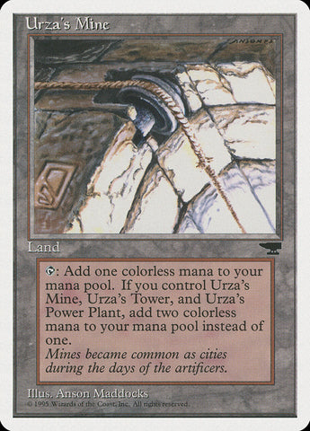 Urza's Mine (Pulley Embedded in Stone) [Chronicles] Magic: The Gathering
