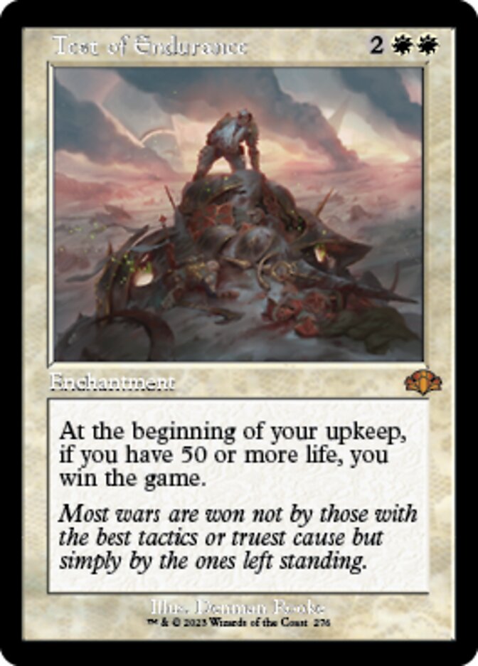 Test of Endurance (Retro) [Dominaria Remastered] Magic: The Gathering