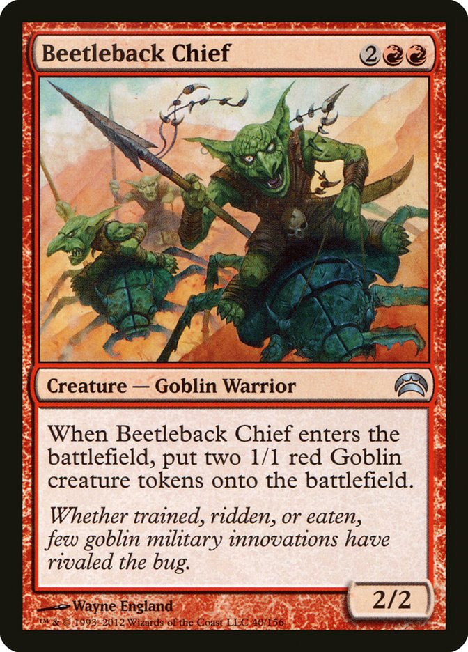 Beetleback Chief [Planechase 2012] Magic: The Gathering