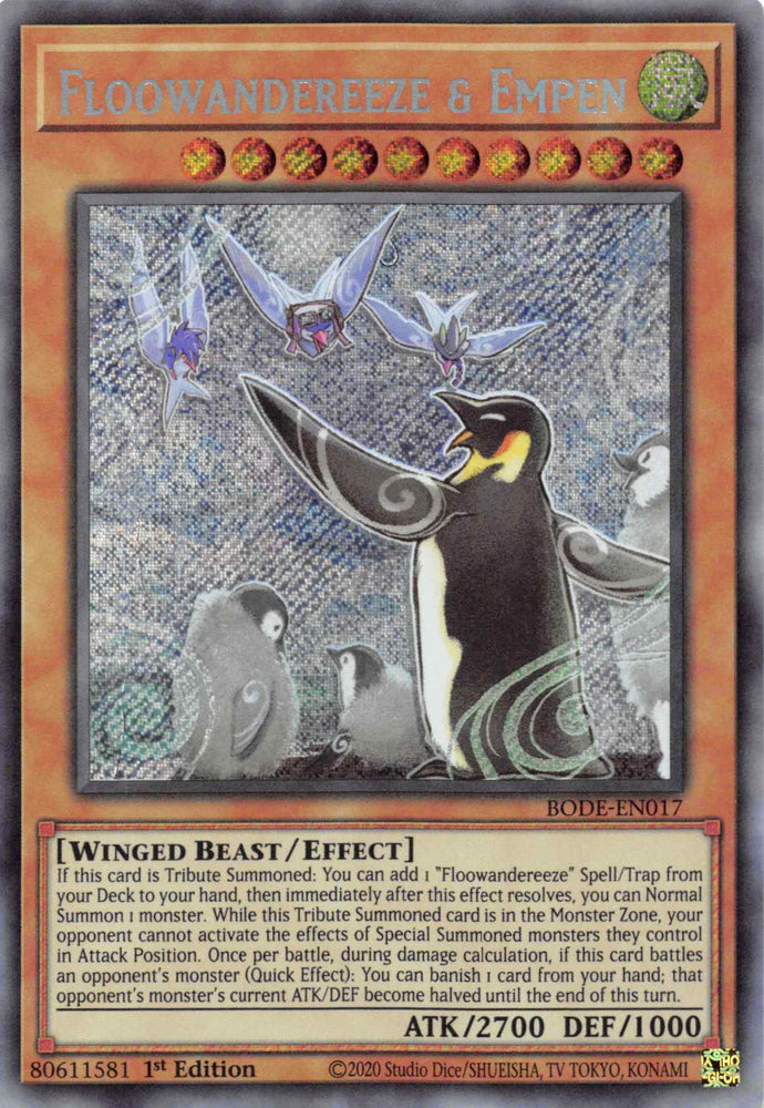Floowandereeze & Empen [BODE-EN017] Secret Rare Yu-Gi-Oh!