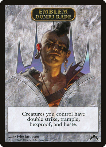 Domri Rade Emblem [Gatecrash Tokens] Magic: The Gathering