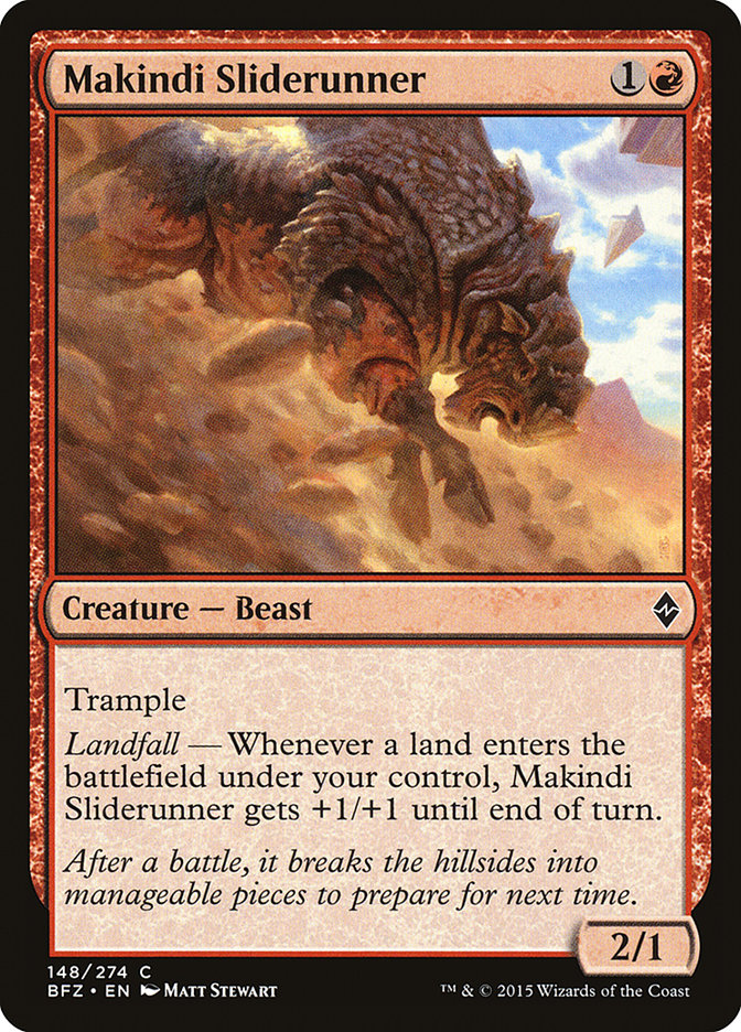 Makindi Sliderunner [Battle for Zendikar] Magic: The Gathering
