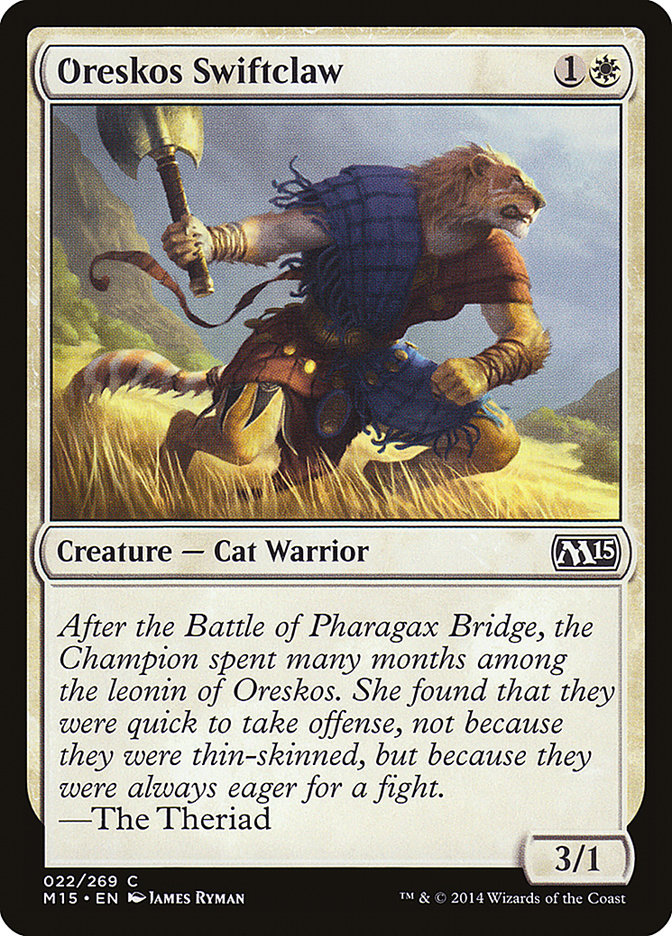 Oreskos Swiftclaw [Magic 2015] Magic: The Gathering