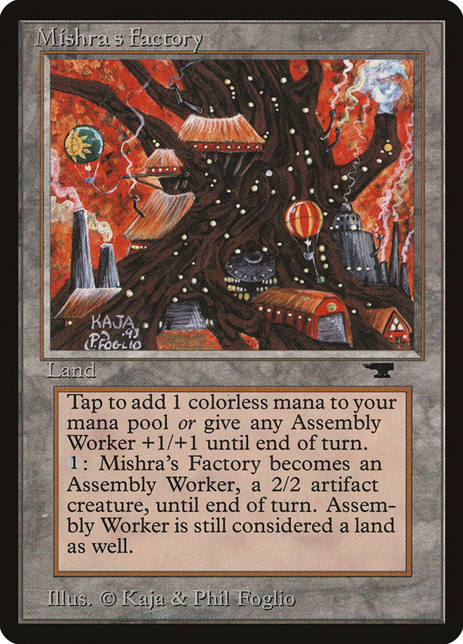 Mishra's Factory (Orange Background) [Antiquities] Magic: The Gathering