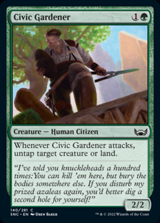 Civic Gardener [Streets of New Capenna] Magic: The Gathering