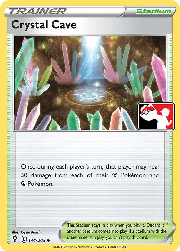 Crystal Cave (144/203) [Prize Pack Series One] Pokémon