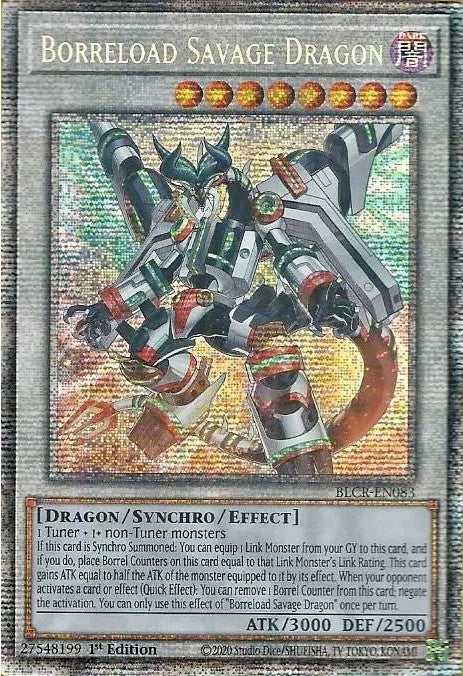 Borreload Savage Dragon [BLCR-EN083] Starlight Rare Yu-Gi-Oh!