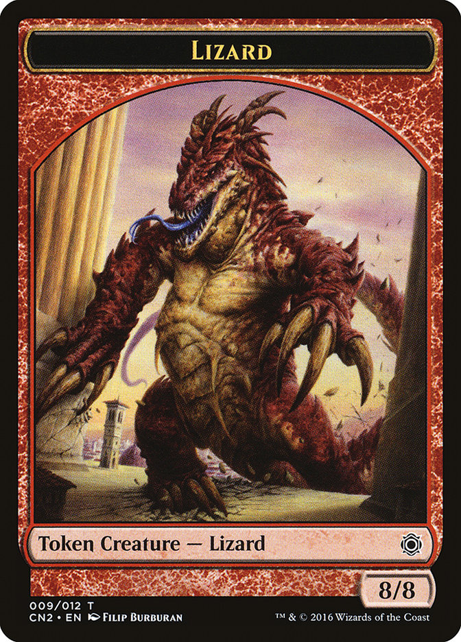 Lizard Token [Conspiracy: Take the Crown Tokens] Magic: The Gathering