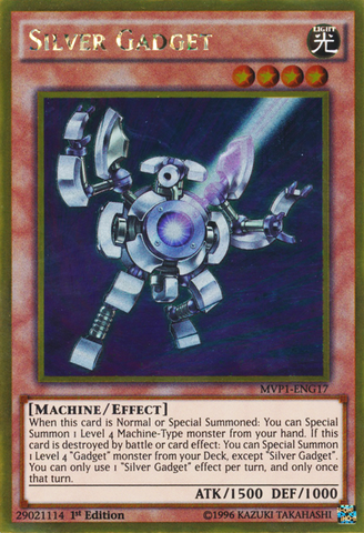 Silver Gadget [MVP1-ENG17] Gold Rare Yu-Gi-Oh!