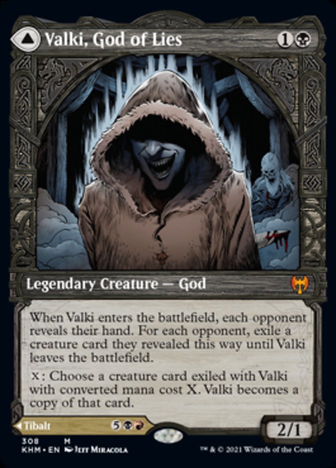 Valki, God of Lies // Tibalt, Cosmic Impostor (Showcase) [Kaldheim] Magic: The Gathering