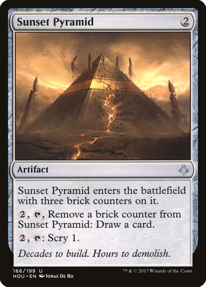 Sunset Pyramid [Hour of Devastation] Magic: The Gathering