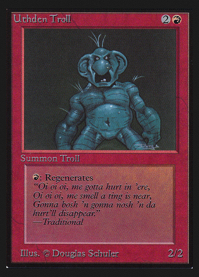 Uthden Troll [International Collectors' Edition] Magic: The Gathering