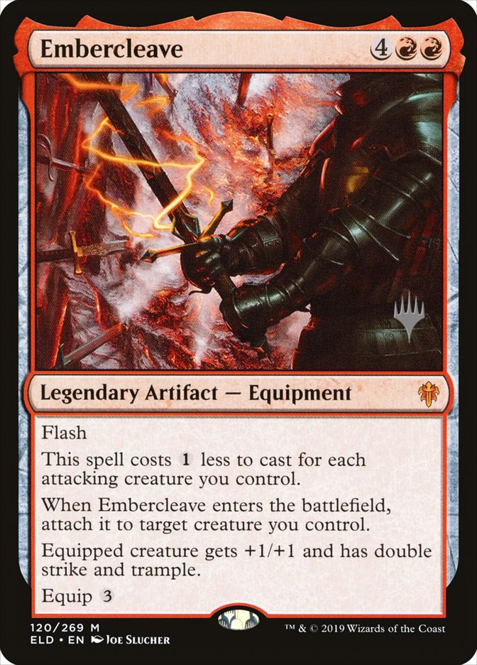 Embercleave (Promo Pack) [Throne of Eldraine Promos] Magic: The Gathering