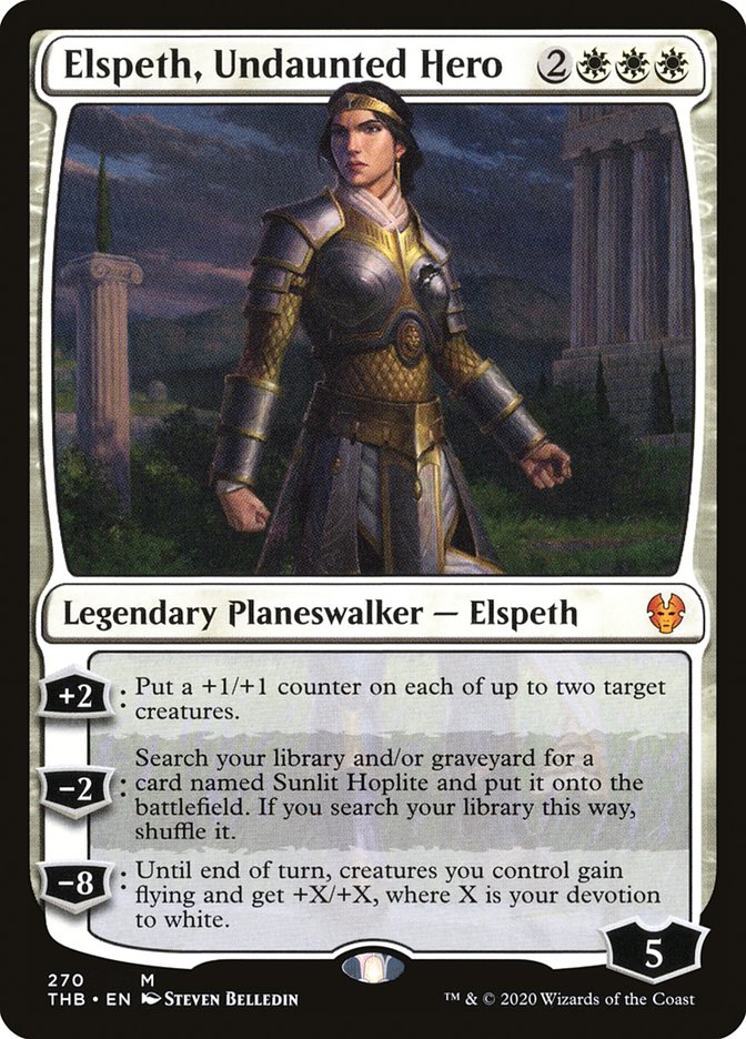 Elspeth, Undaunted Hero [Theros Beyond Death] Magic: The Gathering