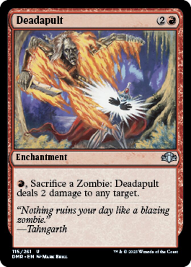 Deadapult [Dominaria Remastered] Magic: The Gathering