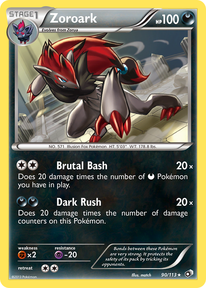 Zoroark (90/113) [Black & White: Legendary Treasures] Pokémon